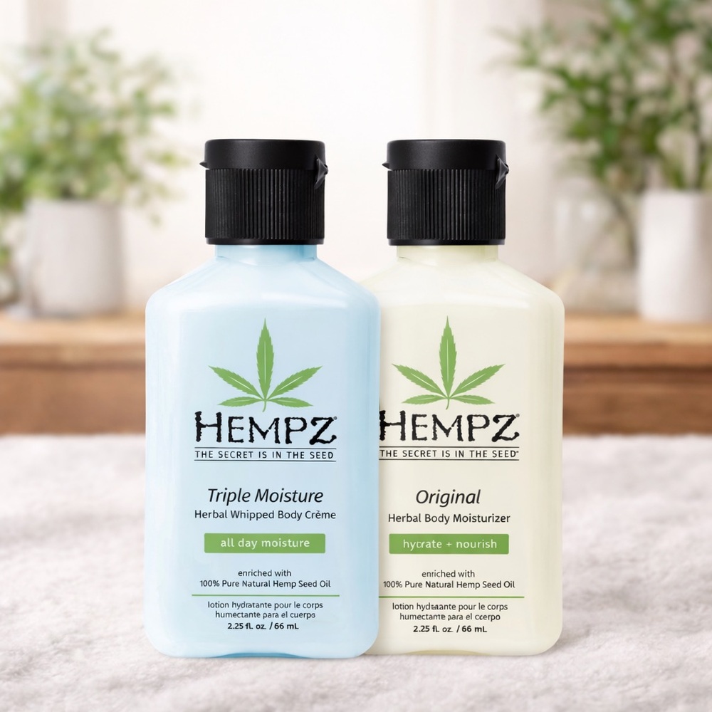 Hempz Lotion - Original & Triple Moisture - Set of (2) 2.25 fl oz
